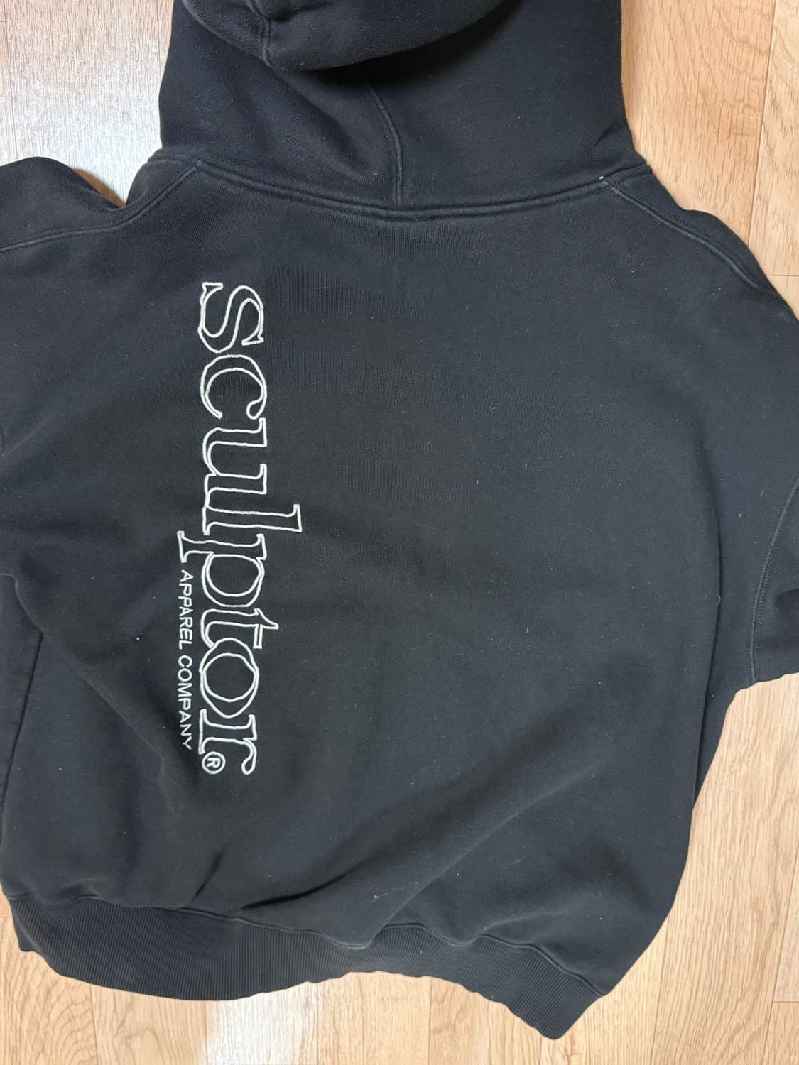 스컬프터 블랙 후드티 m 상품이미지4