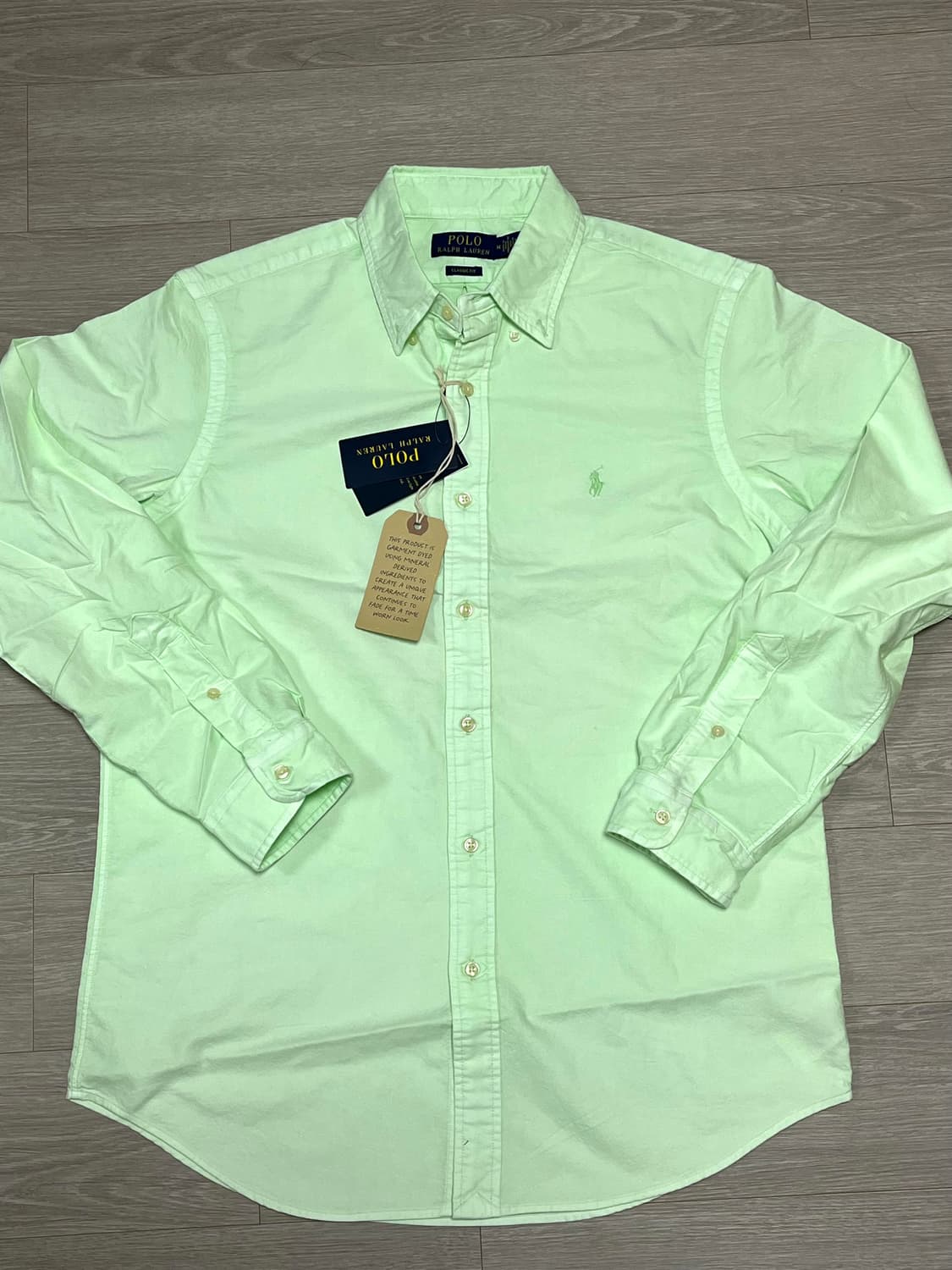 (새상품) 폴로 랄프로렌 가먼트다이 셔츠 상품이미지2