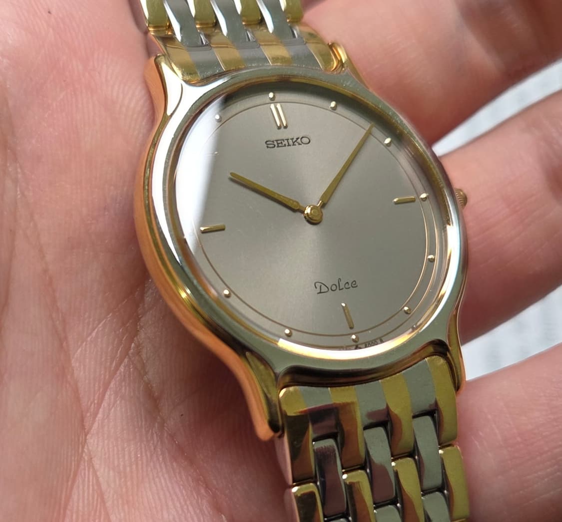 빈티지 세이코 돌체 오리지널 그레이다이얼 슬림쿼츠 브레이슬릿 ver. 상품이미지8