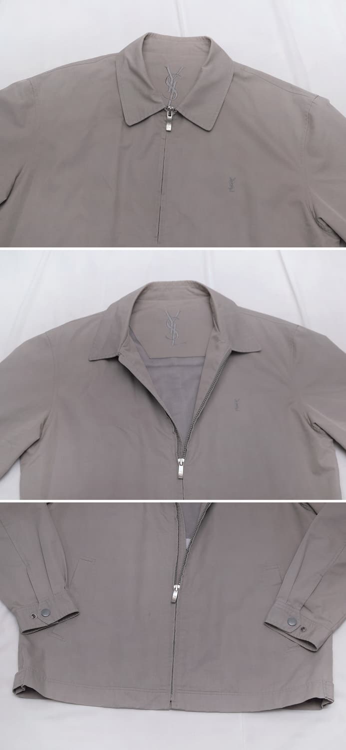 생로랑 (YSL) 클래식 캐쥬얼 집업 블루종 오버 자켓 (105+) 상품이미지4