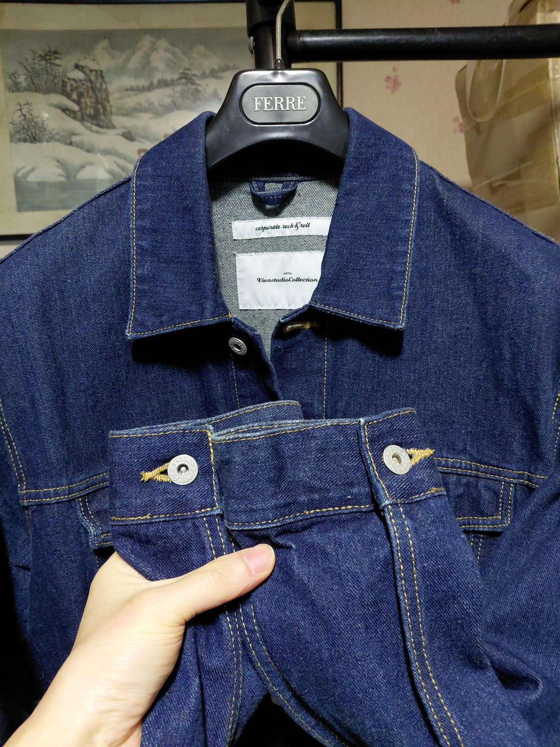 [비바스튜디오]데님 자켓 L사이즈 상품이미지8