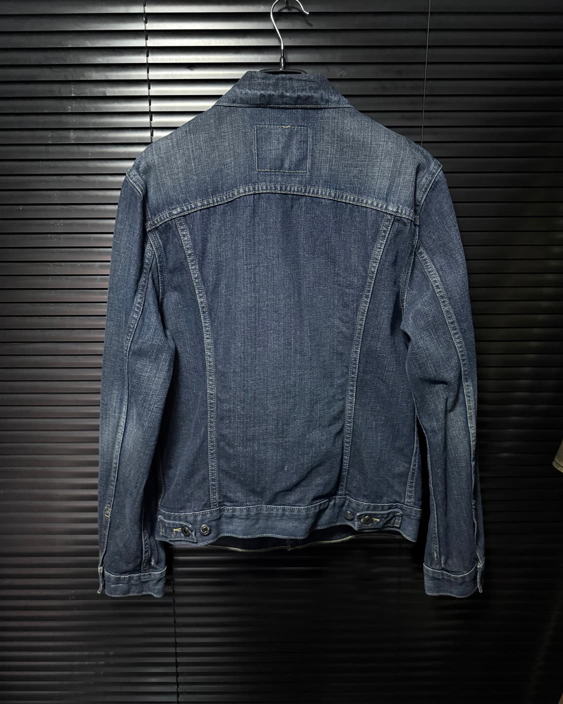 리바이스 중청 데님 워크 트러커 청 자켓 워싱 워시드 M 95 아메카지 상품이미지5