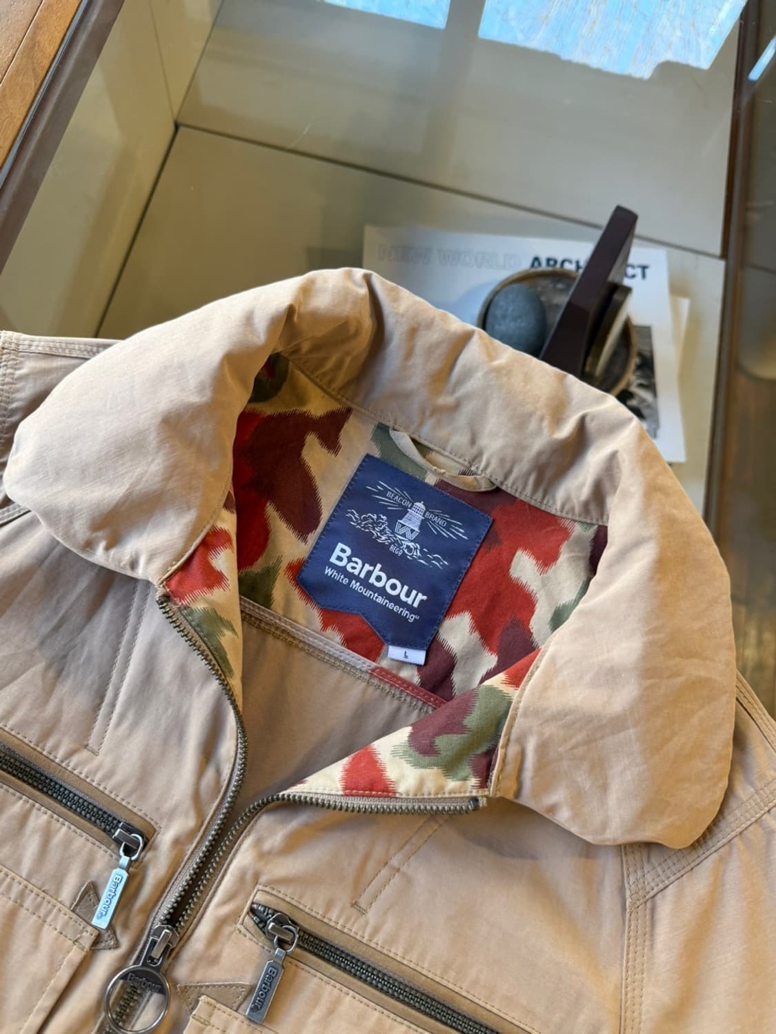 바버 X 화이트 마운티어링 유틸리티 자켓 100 상품이미지7