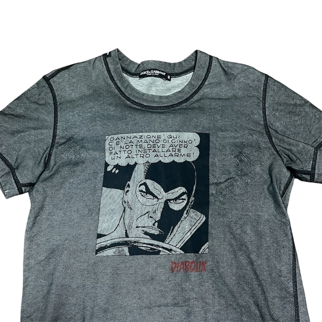 Dolce & Gabbana 돌체앤가바나 Diabolik 프린트 반팔 티 상품이미지2