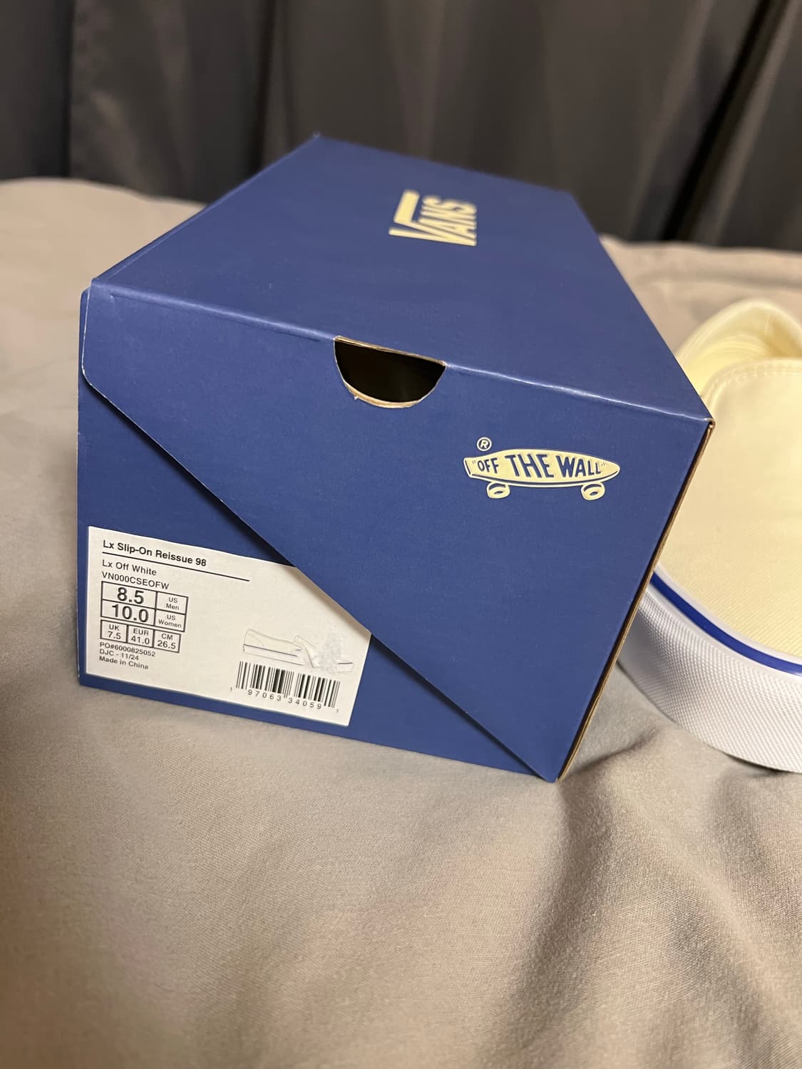 반스 슬립온 LX 44 프리미엄 오프화이트 265 새제품 상품이미지10