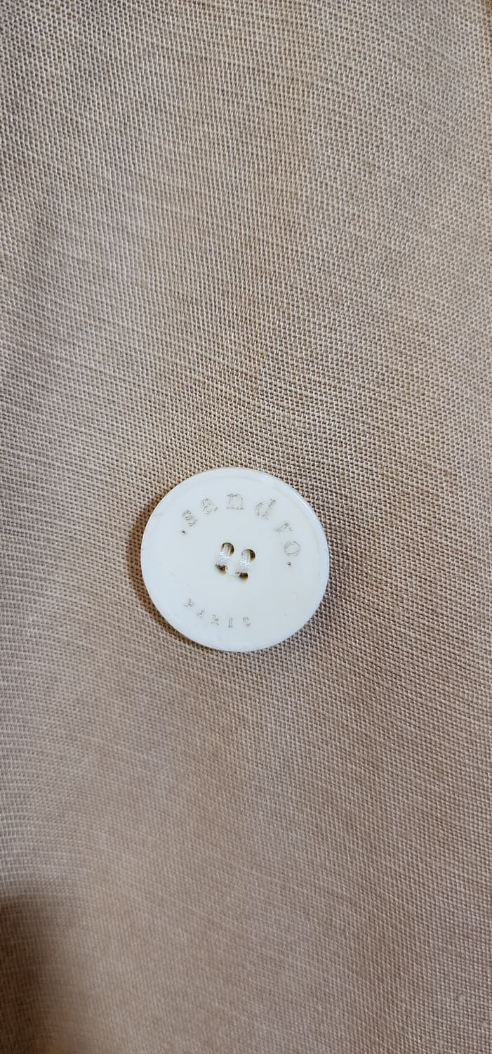 산드로 더블 베이지 자켓 55-66 상품이미지4