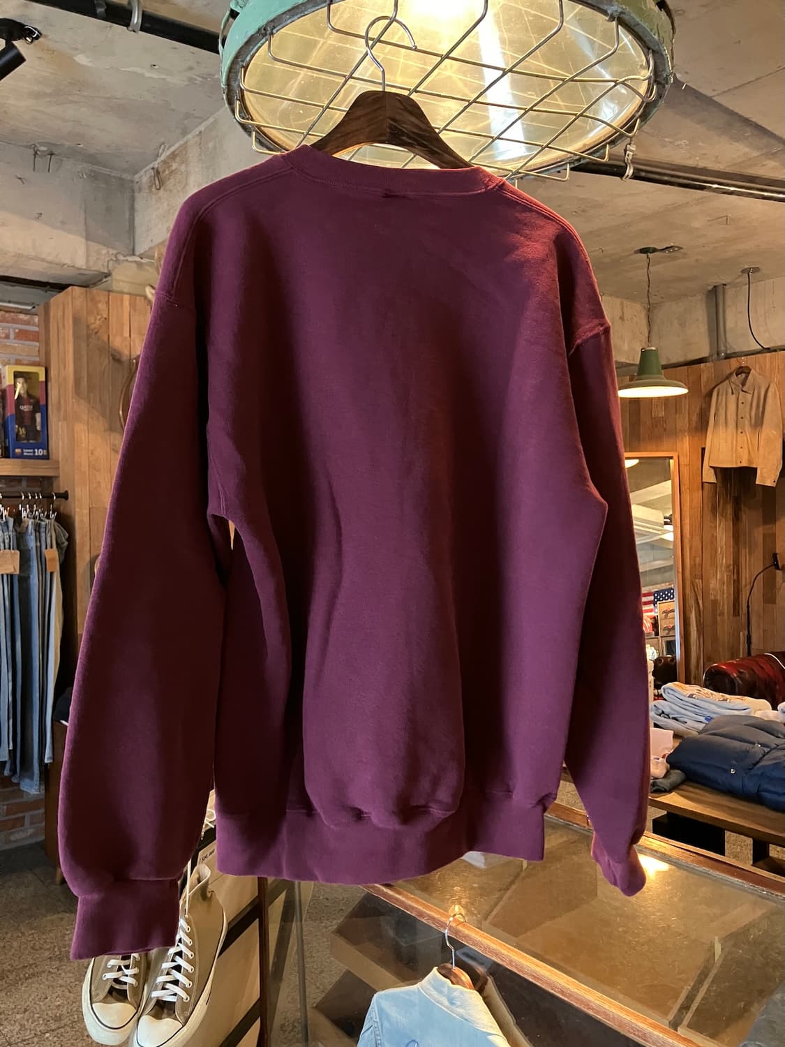 90s USA 빈티지 러셀 플레인 스웻 셔츠 맨투맨 상품이미지4