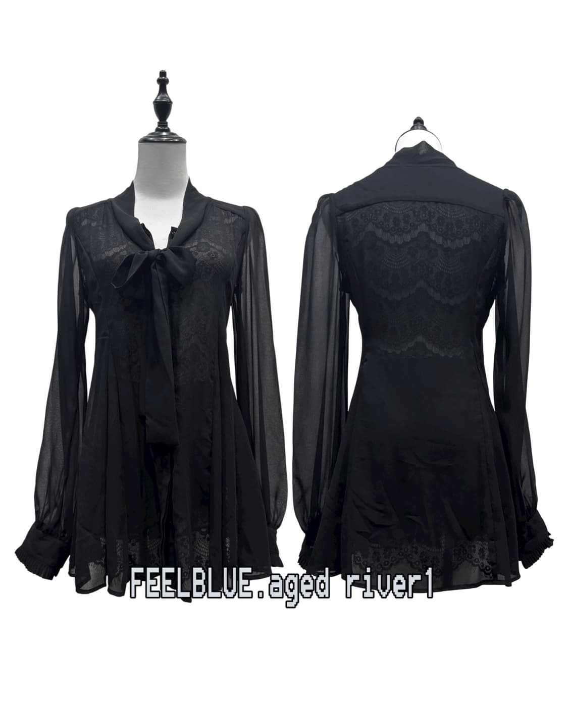 Goth vest lipservice blouse pants 3pcs 상품이미지5