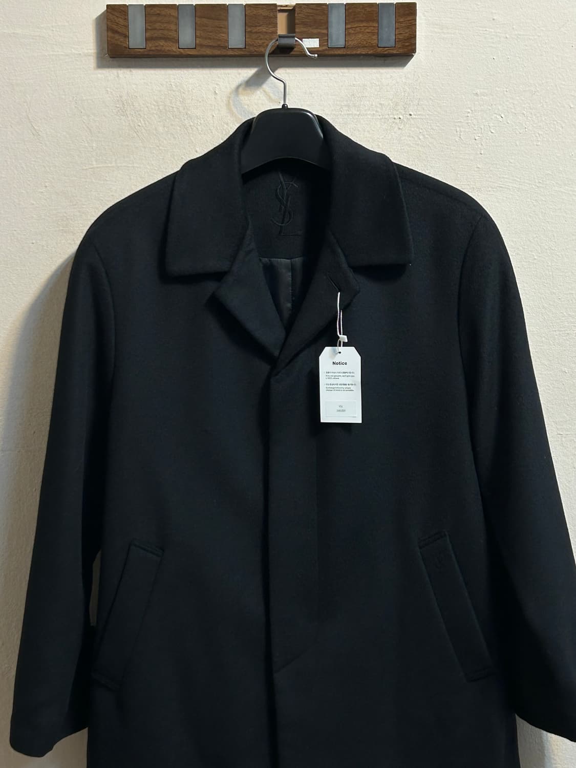 입생로랑 울 캐시미어 블렌드 코트 상품이미지2