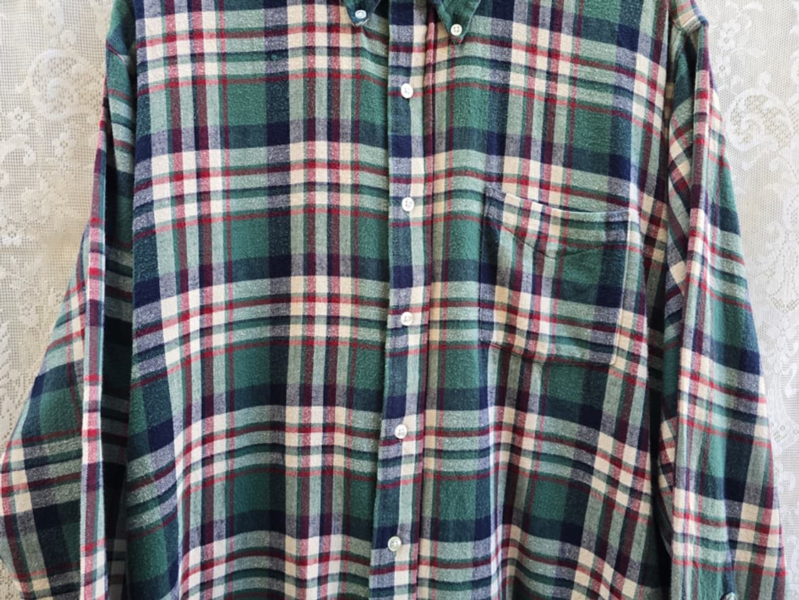 90s 엘엘빈 플란넬 셔츠 상품이미지3