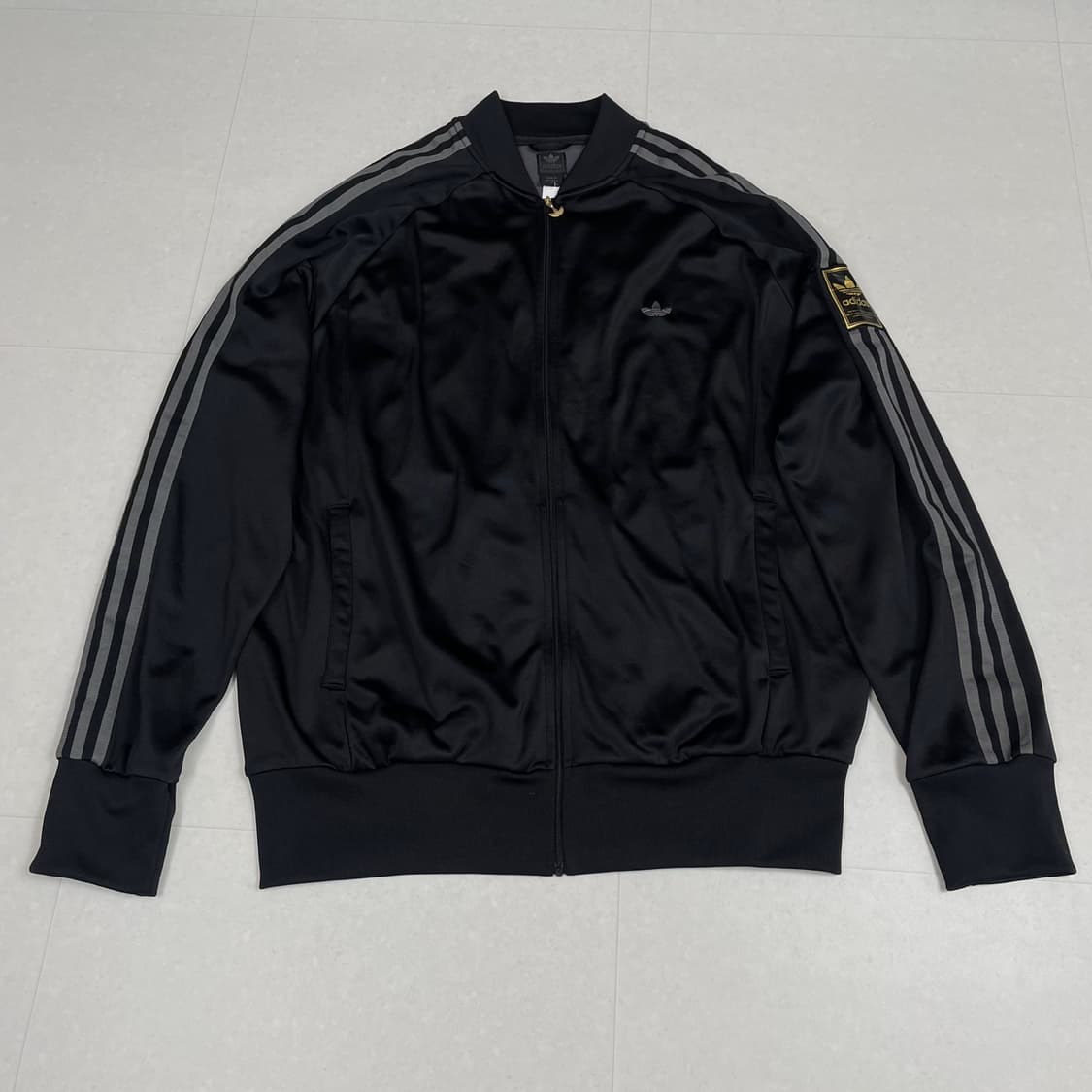 아디다스 adidas 오리지널 골드 라벨 기모 트랙탑 져지  (희귀져지) 상품이미지1