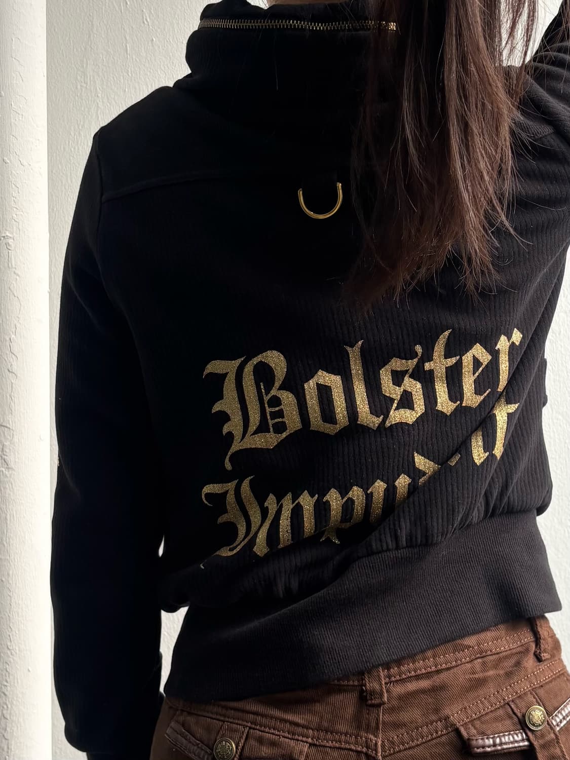 Vintage Black Lettering Jacket 상품이미지3