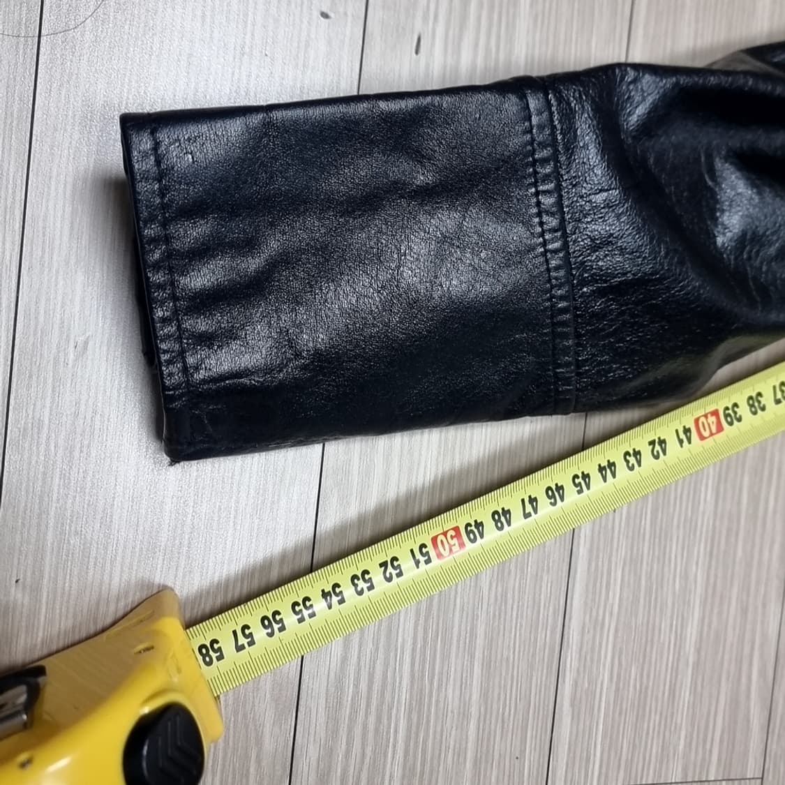 송탄 다크호스 블랙 가죽 라이더 자켓 여성(m) 상품이미지8