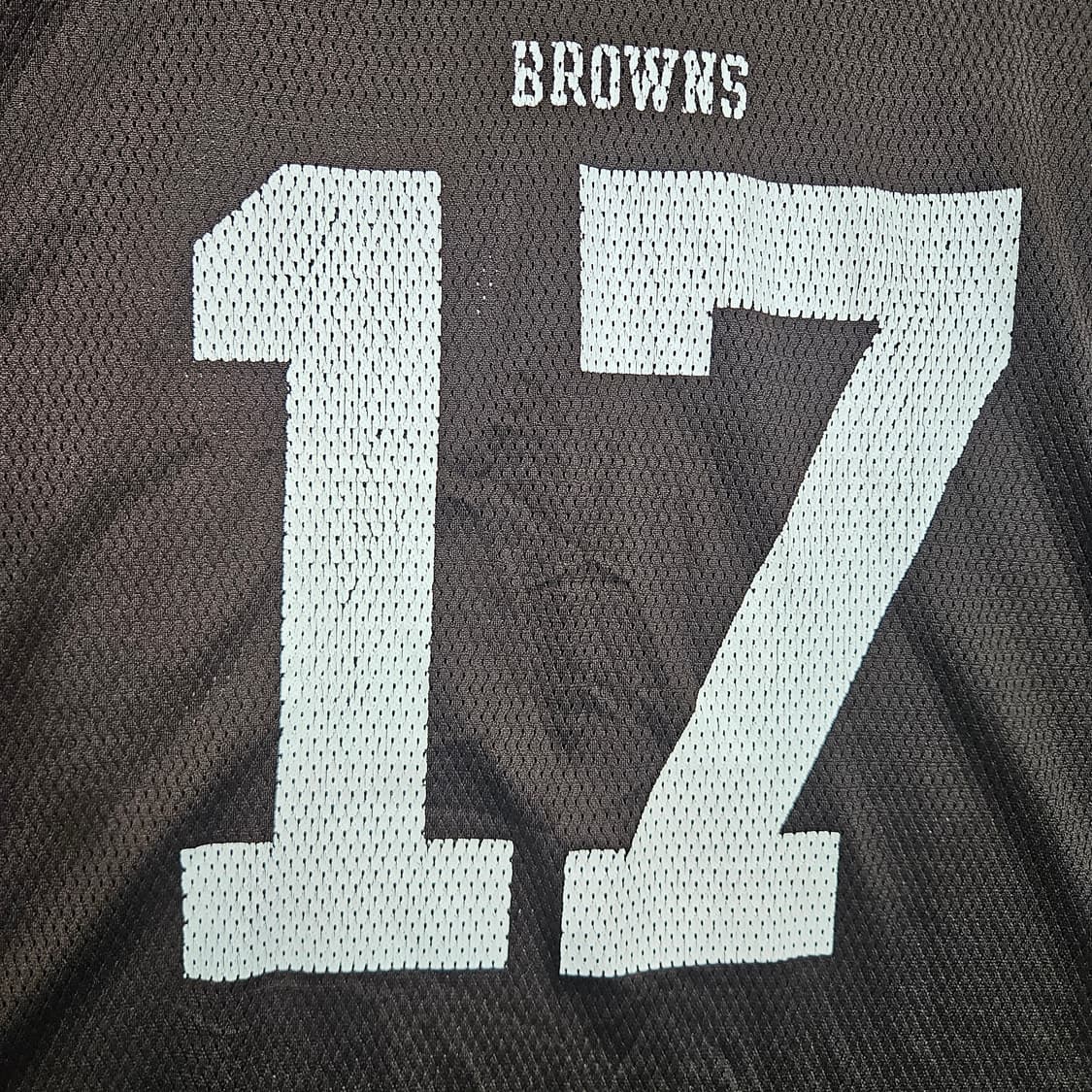 리복 NFL 클리블랜드 브라운스 풋볼 져지 XL 상품이미지3