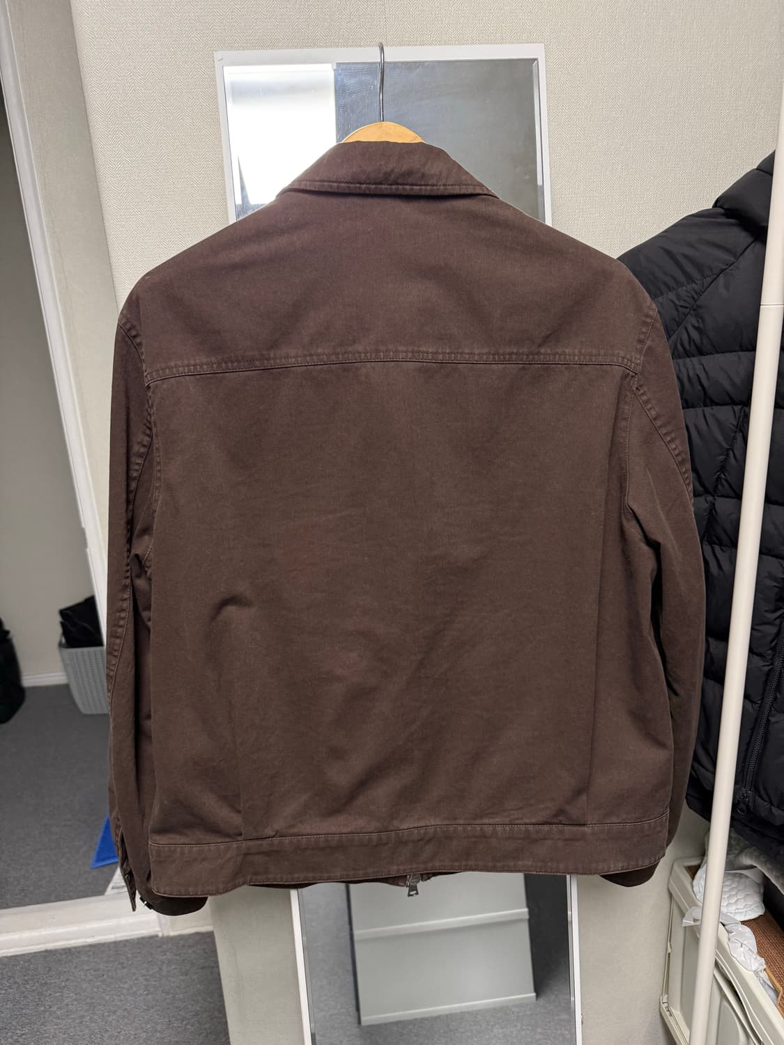 새상품 아트이프액츠 가먼트 워시드 코튼 플라이트자켓M 상품이미지2