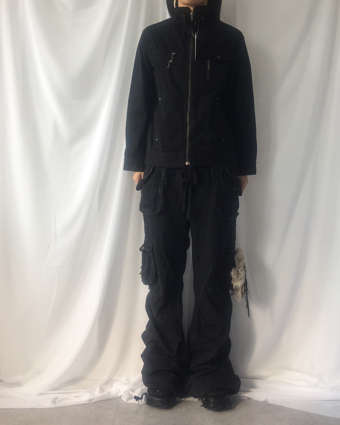 Belted high neck jacket 상품이미지6