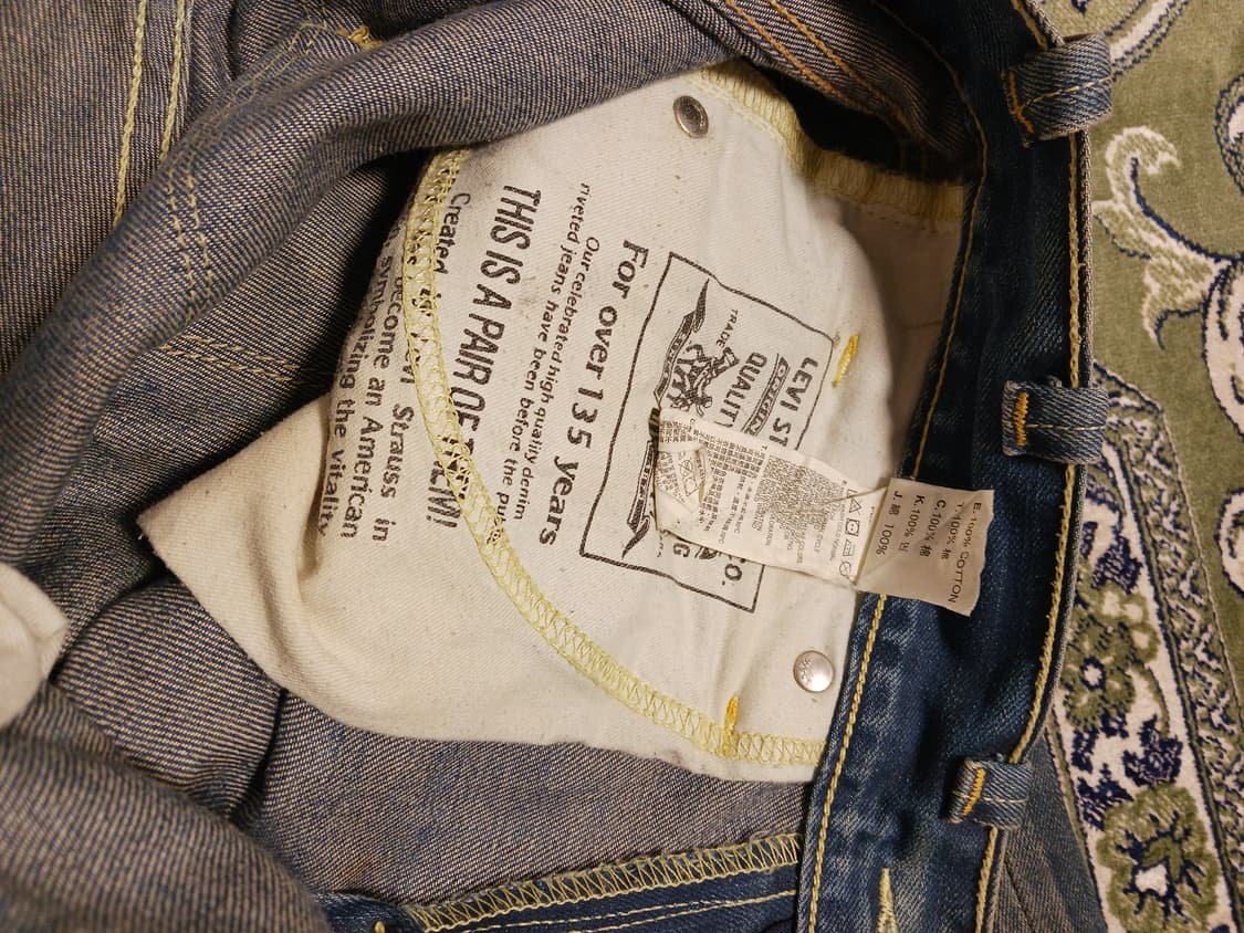 리바이스 504 워싱데님 상품이미지2