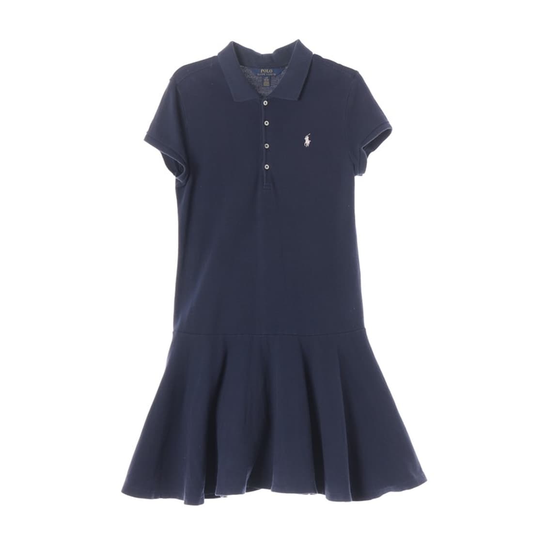 폴로 랄프로렌 걸즈 피케 프릴 원피스 L(12-14) 상품이미지1