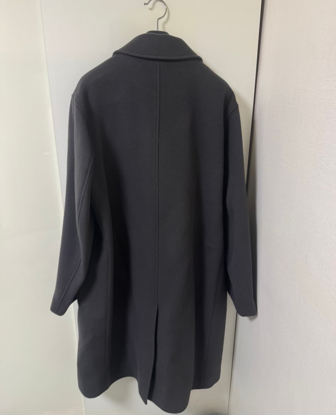 [L]셔터 발마칸 코트 차콜 상품이미지4