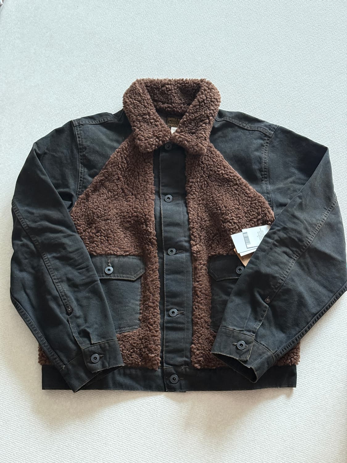 [M] RRL 플리스 패널 캔버스 재킷 상품이미지1