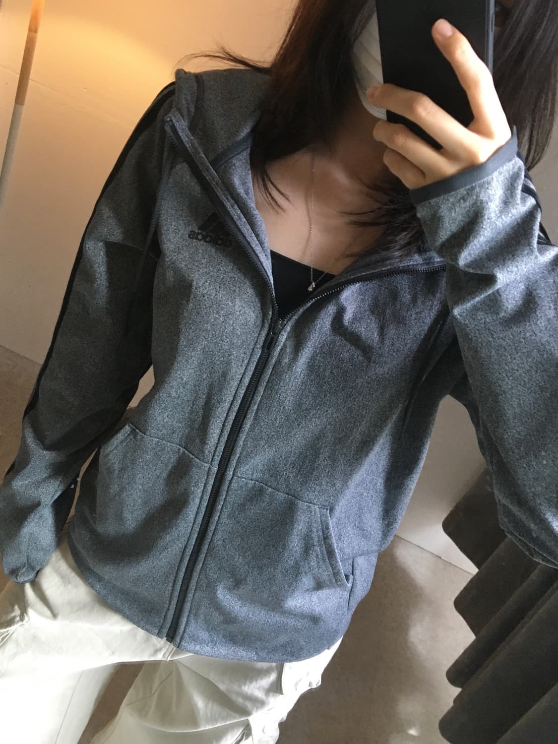 아디다스 삼선 사이드라인 후드집업 상품이미지3