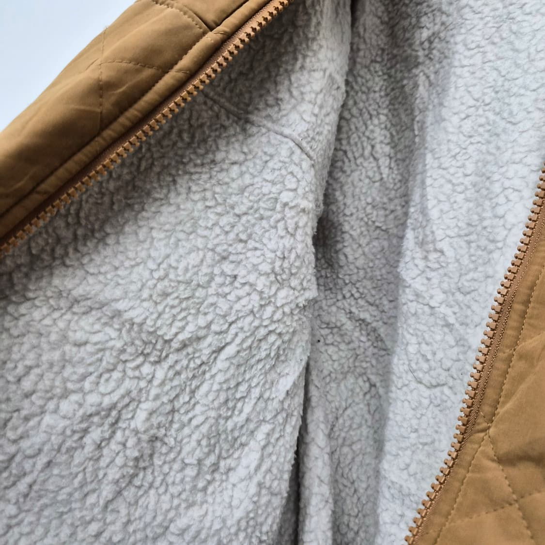 노스페이스 브라운 퀼팅 후드 자켓 남성 2XL 상품이미지7