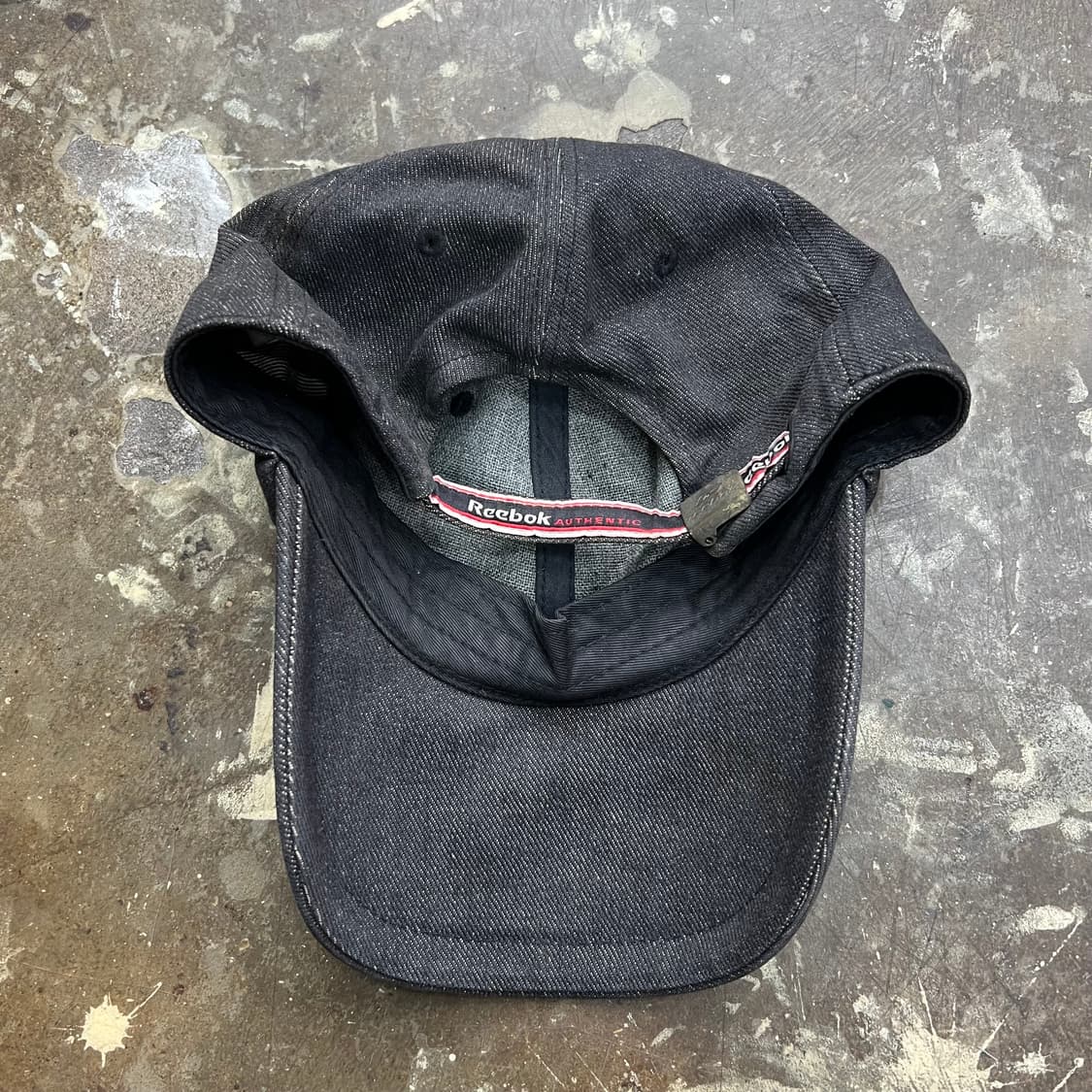 빈티지 리복 블랙 데님 볼캡 야구모자 모자 상품이미지3