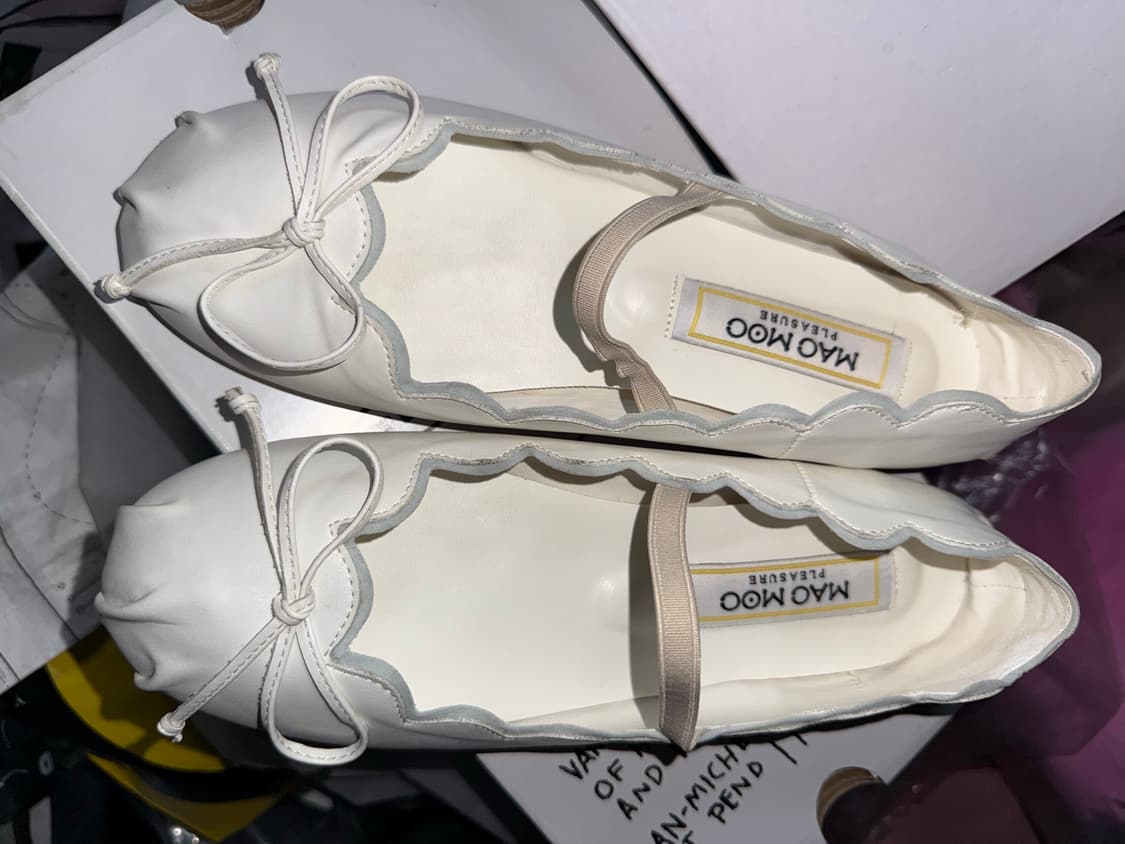 마크모크 화이트 단화 상품이미지2