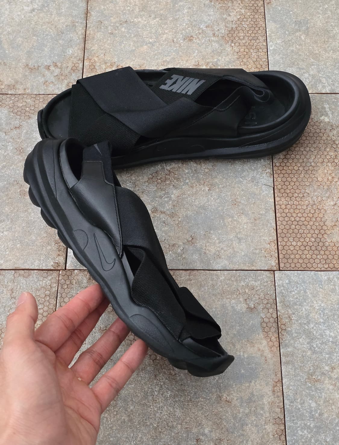 (240)나이키 플락티스크 샌들  상품이미지4