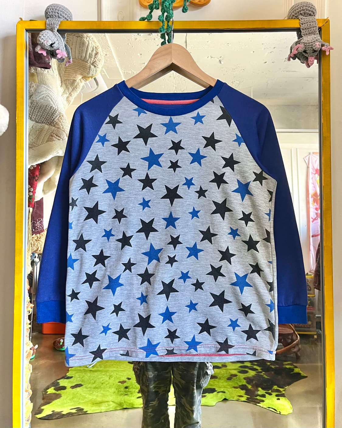 Japanese Vintage Raglan Star Long-Sleeve 상품이미지4