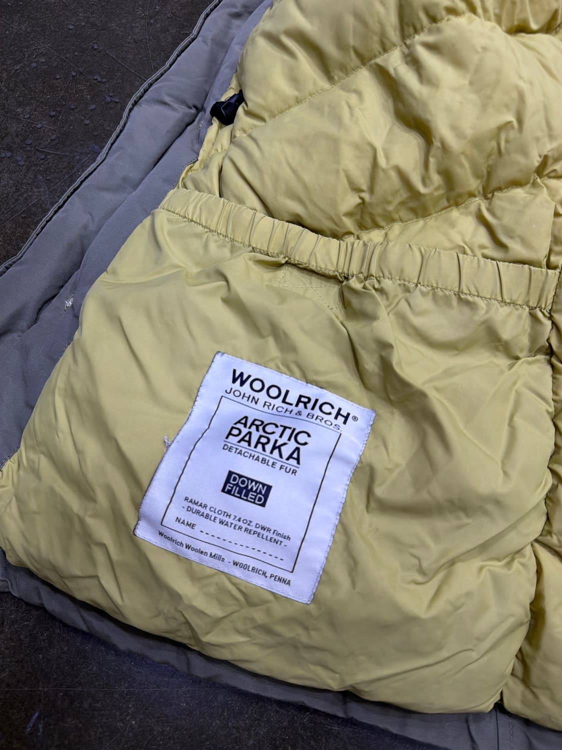 울리치 아크틱 코요테 퍼 패딩 파카 S 상품이미지9