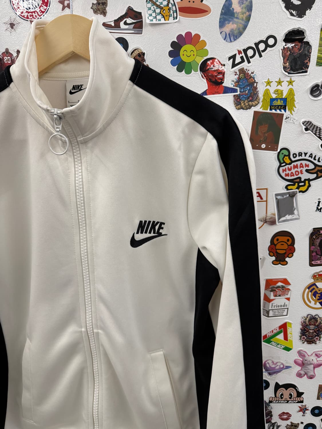 나이키 NSW 스우시 화이트 우먼스 트랙탑 셋업 S 상품이미지5