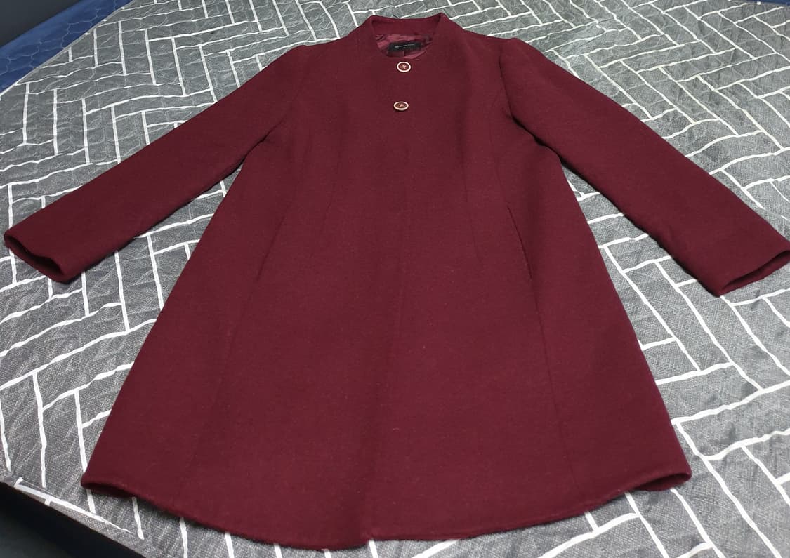 아날도바시니 울 코트 버건디 (95) 상품이미지1