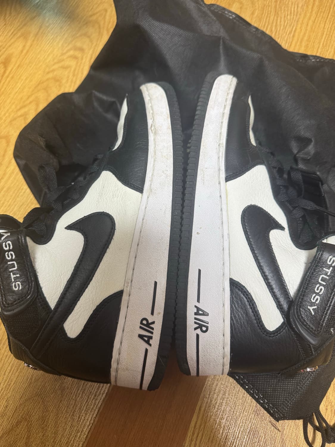 [270]나이키x스투시 포스미드 블랙화이트 상품이미지3