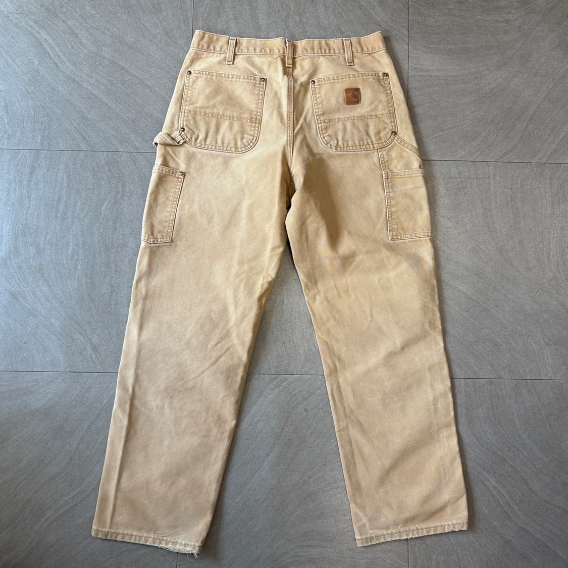 칼하트 정품 브라운 더블니 팬츠 상품이미지6