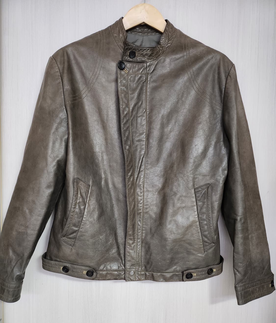 우영미 남성 가죽자켓  상품이미지1