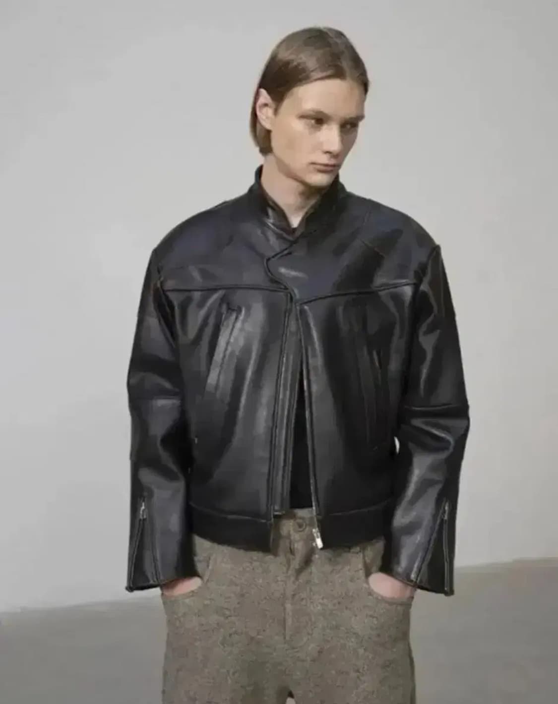 m)yiyae 바이커 레더 자켓 상품이미지1