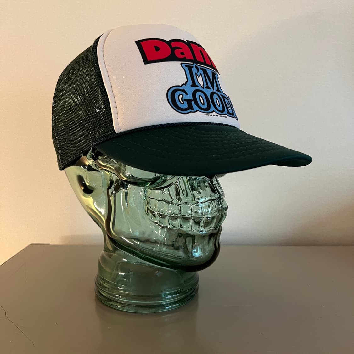 빈티지 80s Damn I'm Good 슬로건 트러커 캡 상품이미지9