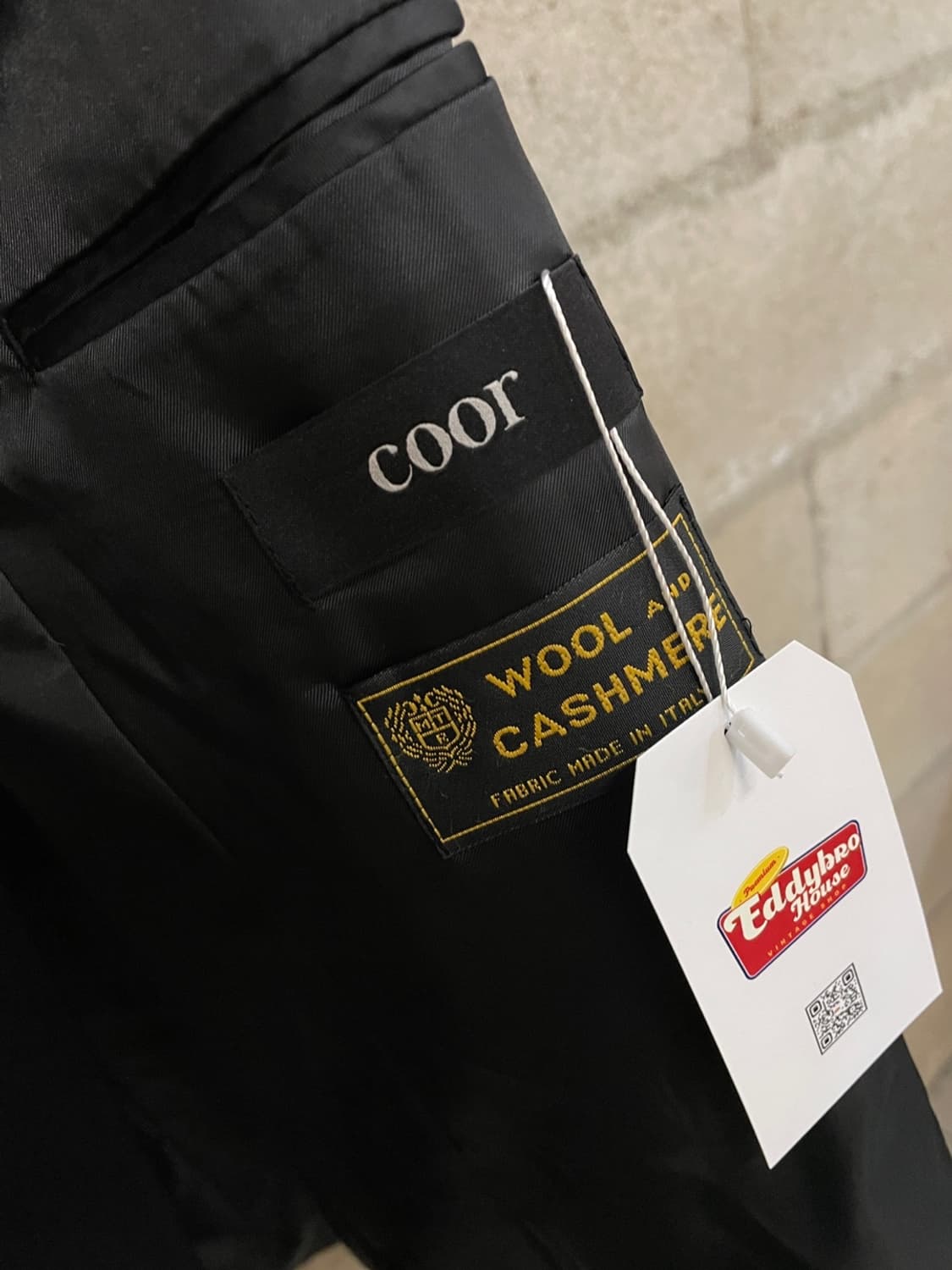 쿠어 캐시미어 블레드 피 코트  상품이미지5