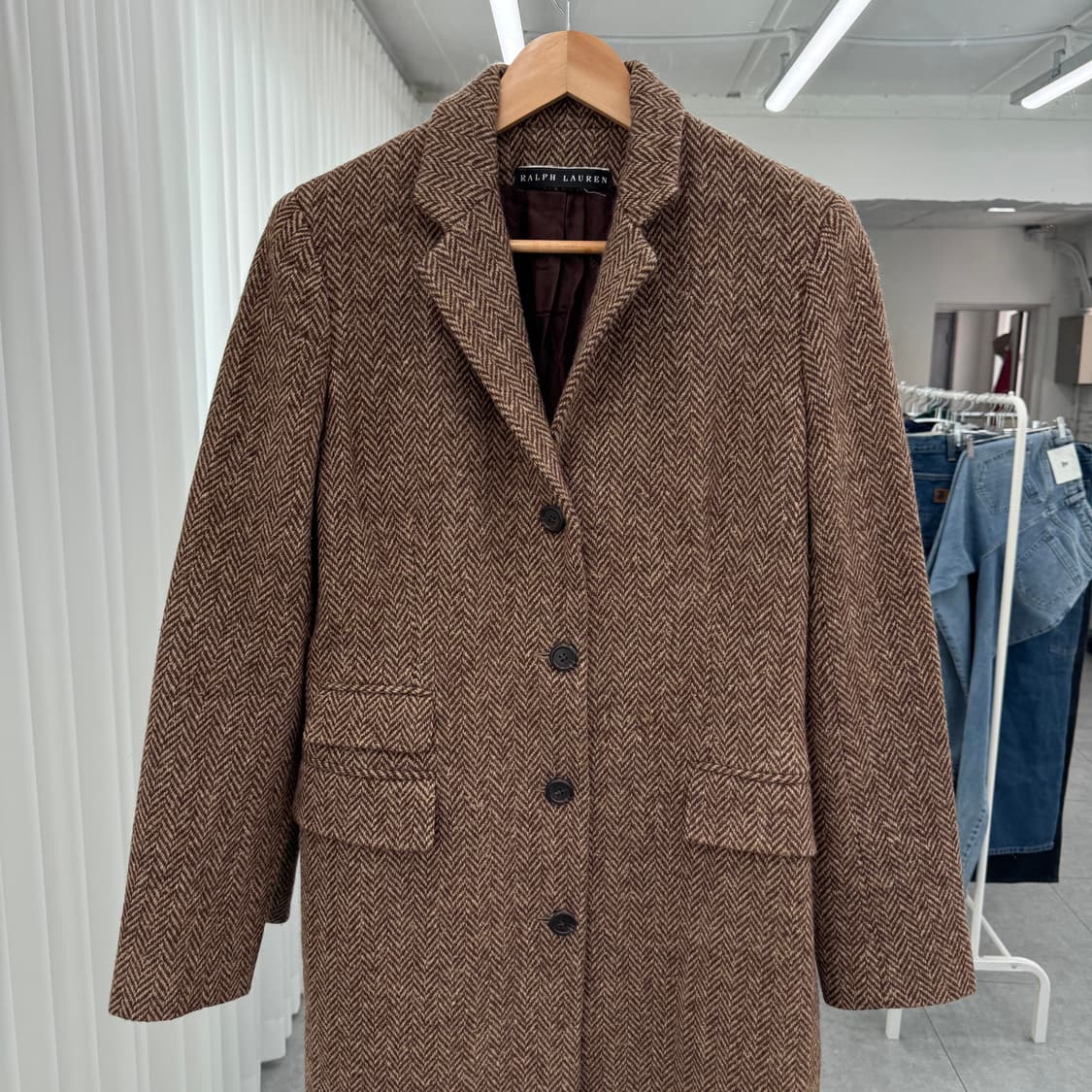 폴로 헤링본 코트  상품이미지2