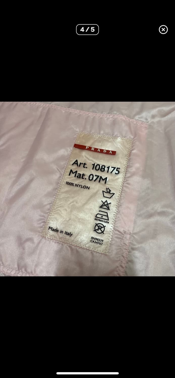 프라다 스포츠 베스트 핑크 상품이미지4