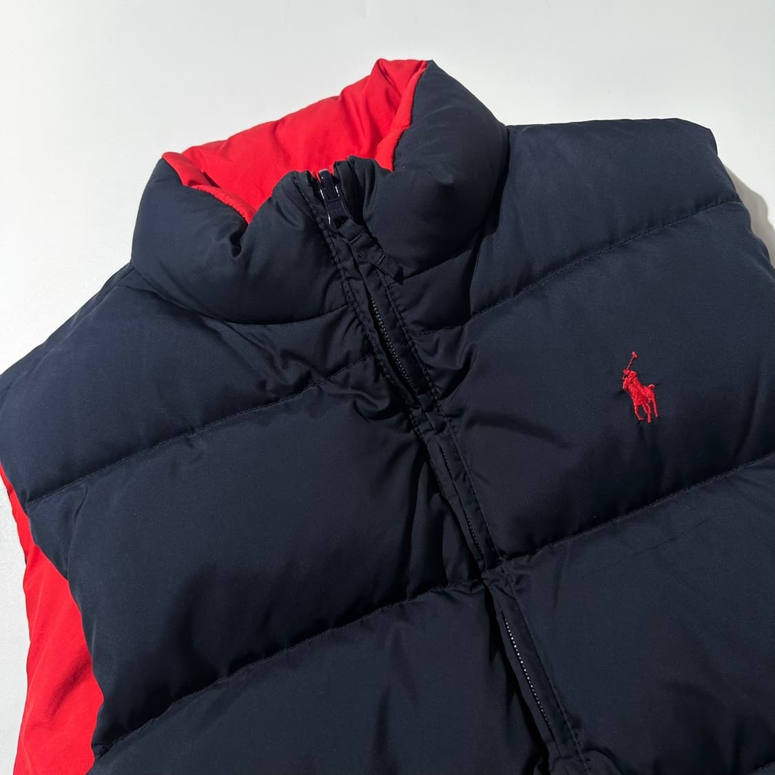 폴로 랄프로렌 리버시블 크레스트 와펜 다운 패딩 베스트 상품이미지6