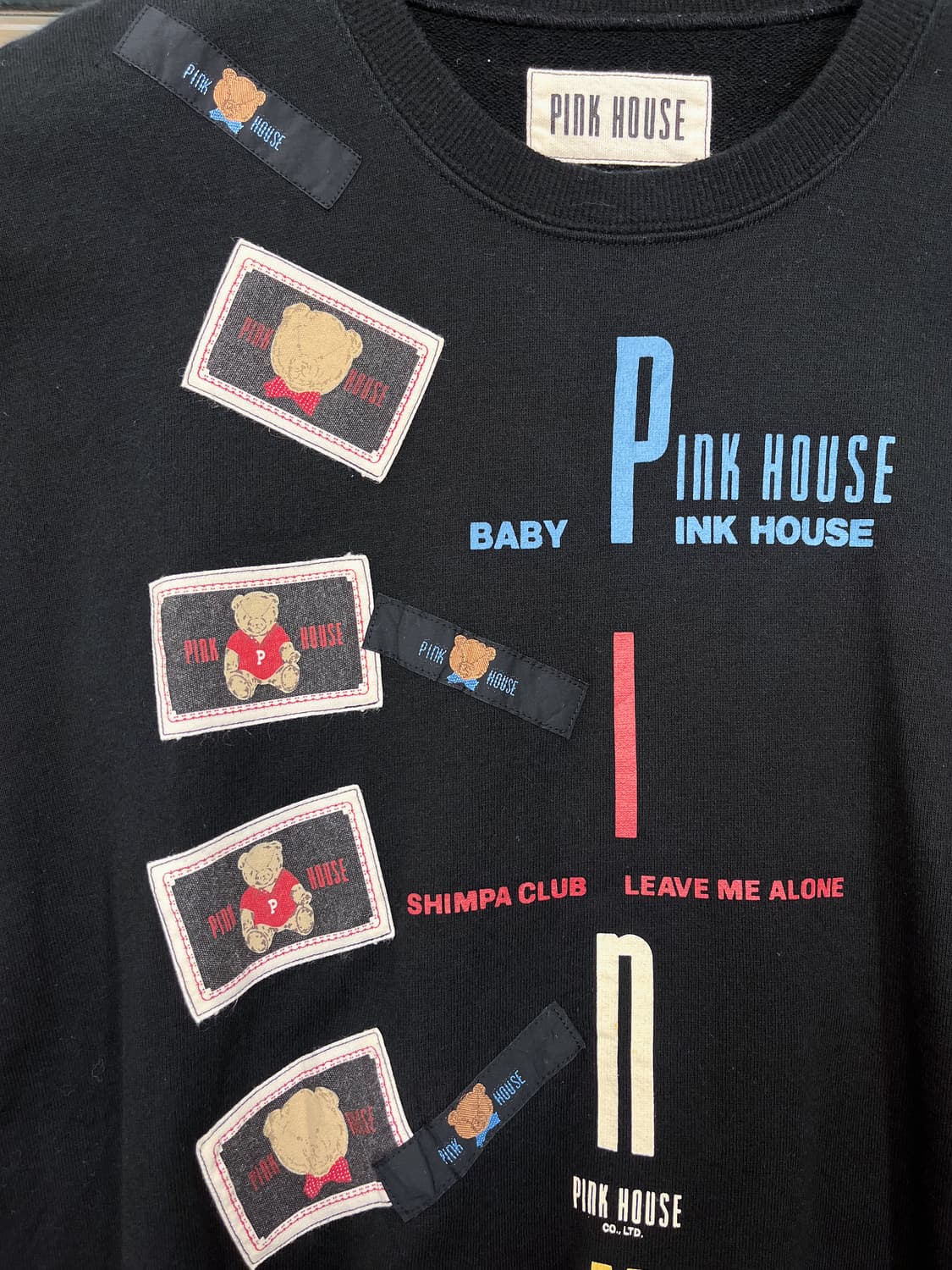 핑크하우스 쇼츠 슬리브 스웻셔츠 상품이미지5