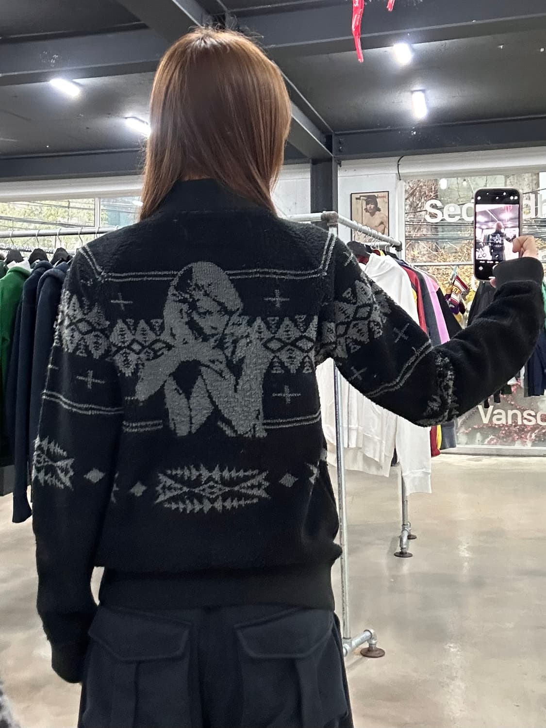 히스테릭글래머 히스걸 노르딕 헤비테리 바시티자켓 상품이미지1