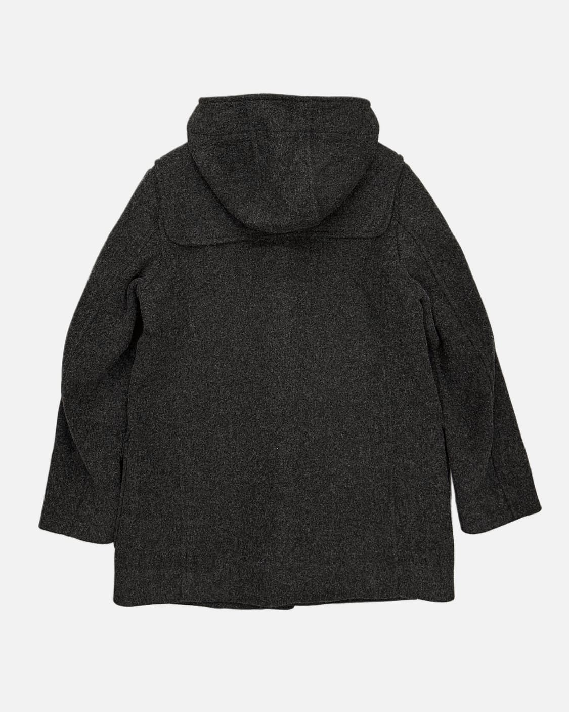 wool blend charcoal duffle coat 상품이미지4