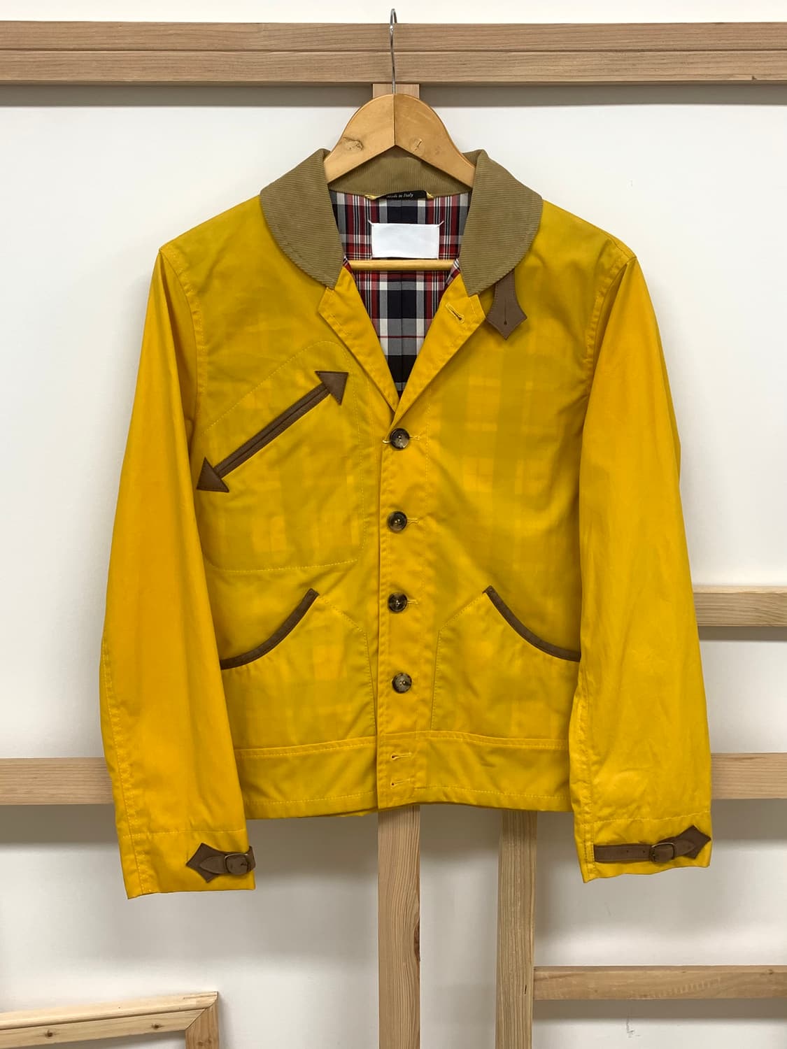 메종 마르지엘라 웨스턴 자켓 (chrome yellow) 상품이미지2