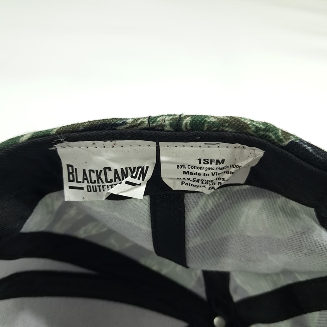 빈티지 BlackCanyon Skull 패치 카모 볼캡 P1775 상품이미지7