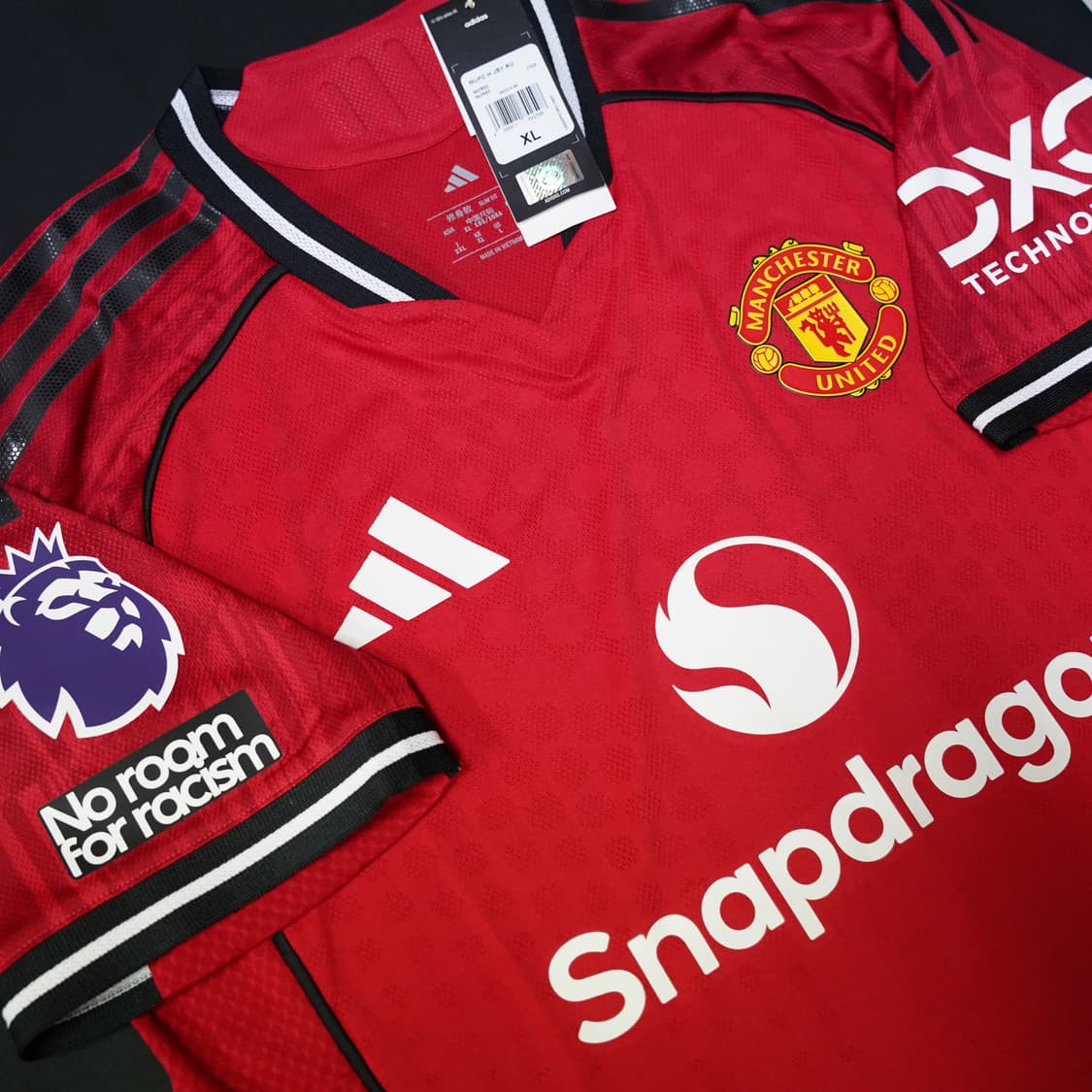 [국내 XL][어센틱] 25/26 맨유 음베모 홈 유니폼 상품이미지9