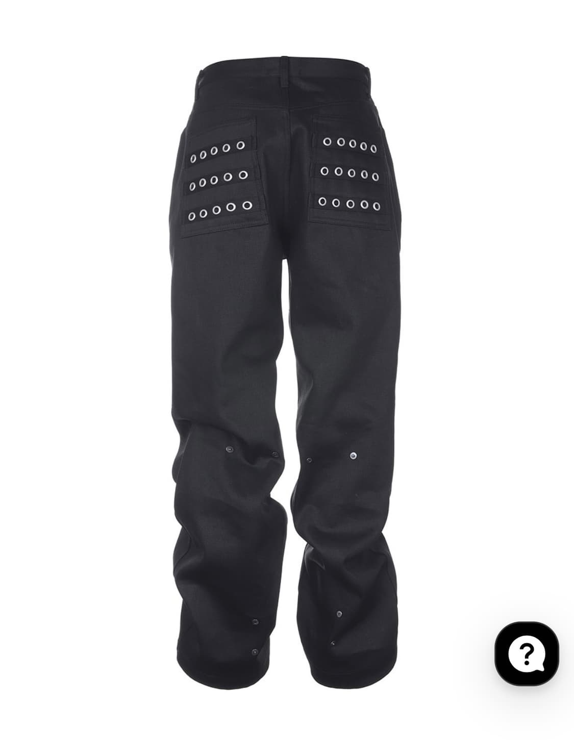 비엑세스 Eyelet Button Black Jeans 1 상품이미지2