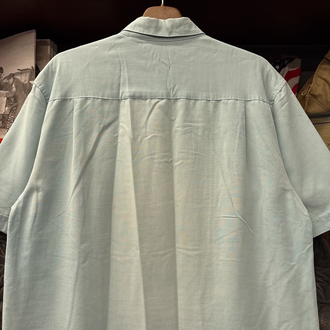 90s 쿠바베라 스티치 라이닝 패널 쿠바셔츠 민트 N1300 상품이미지5
